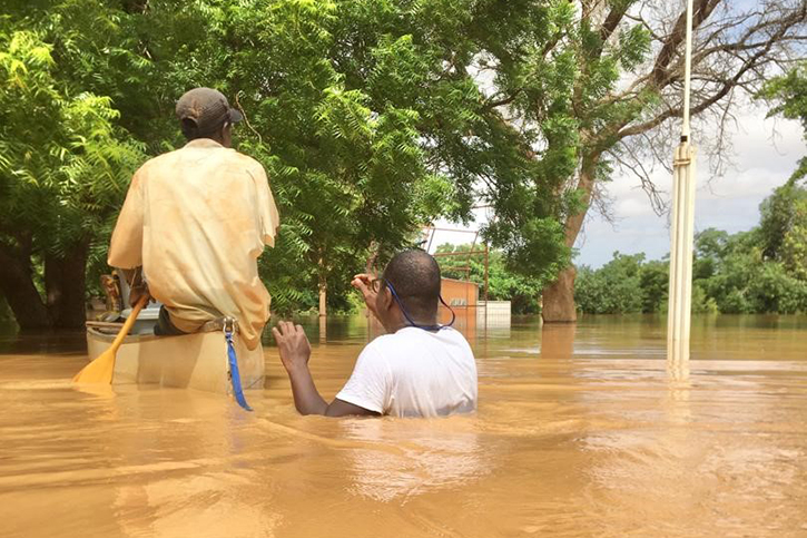 Die Überschwemmungen haben im Niger großes Leid verursacht.