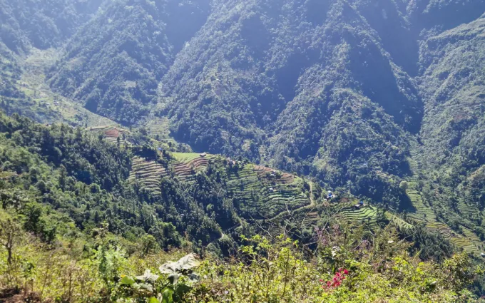 The Himalayas in Nepal.